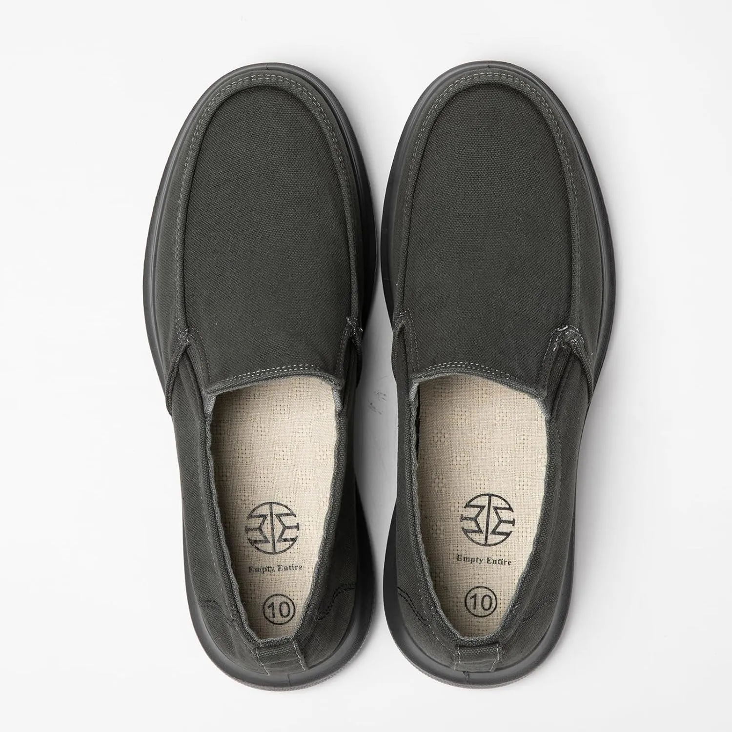 Men-Slip on Walking Loafers Casual Shoes-Wide Width Comfortable-Washed Demin Shoes -Breathable Memory Foam Midsole-Indoor & Outdoor Lightweight Design