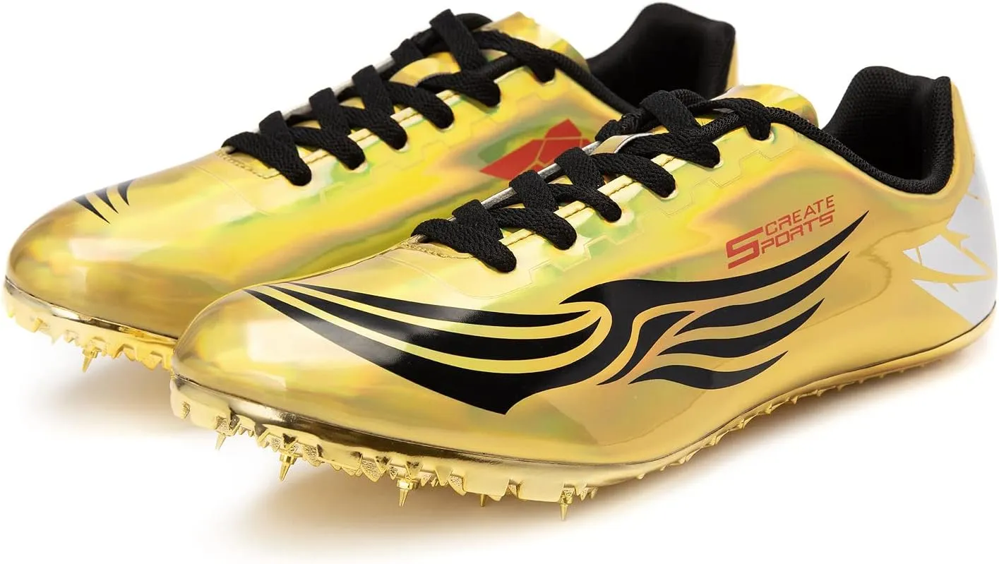Men Women Kids Track and Field Shoes Professional Racing Running Sneakers Sprint Sport Shoes…