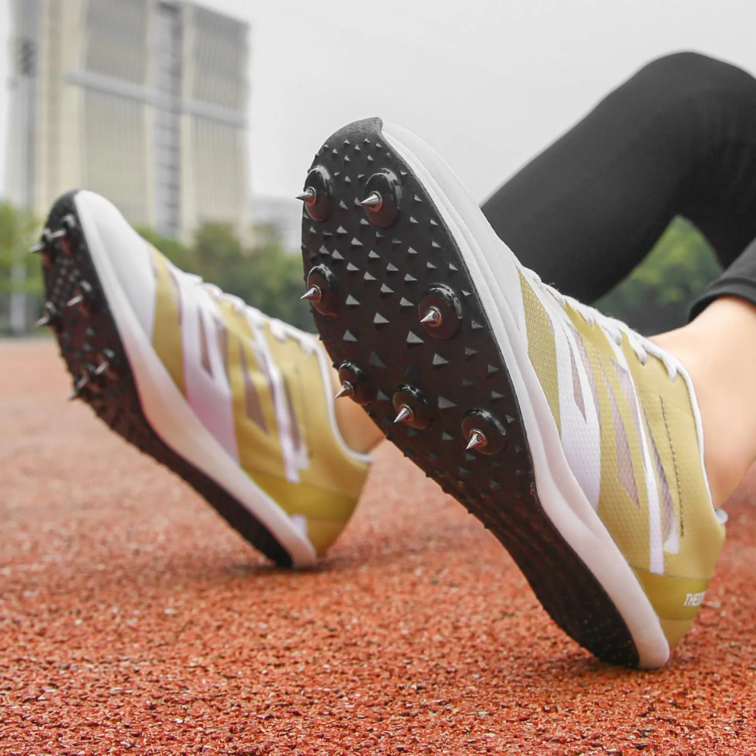 Men Women Track and Field Shoes Kids Spikes Track Sneakers Boys Girls Running Nail Footwears