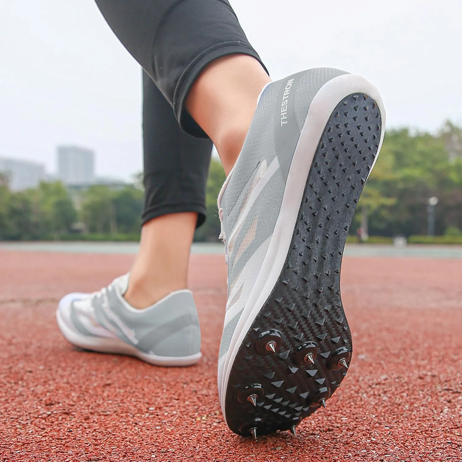 Men Women Track and Field Shoes Kids Spikes Track Sneakers Boys Girls Running Nail Footwears