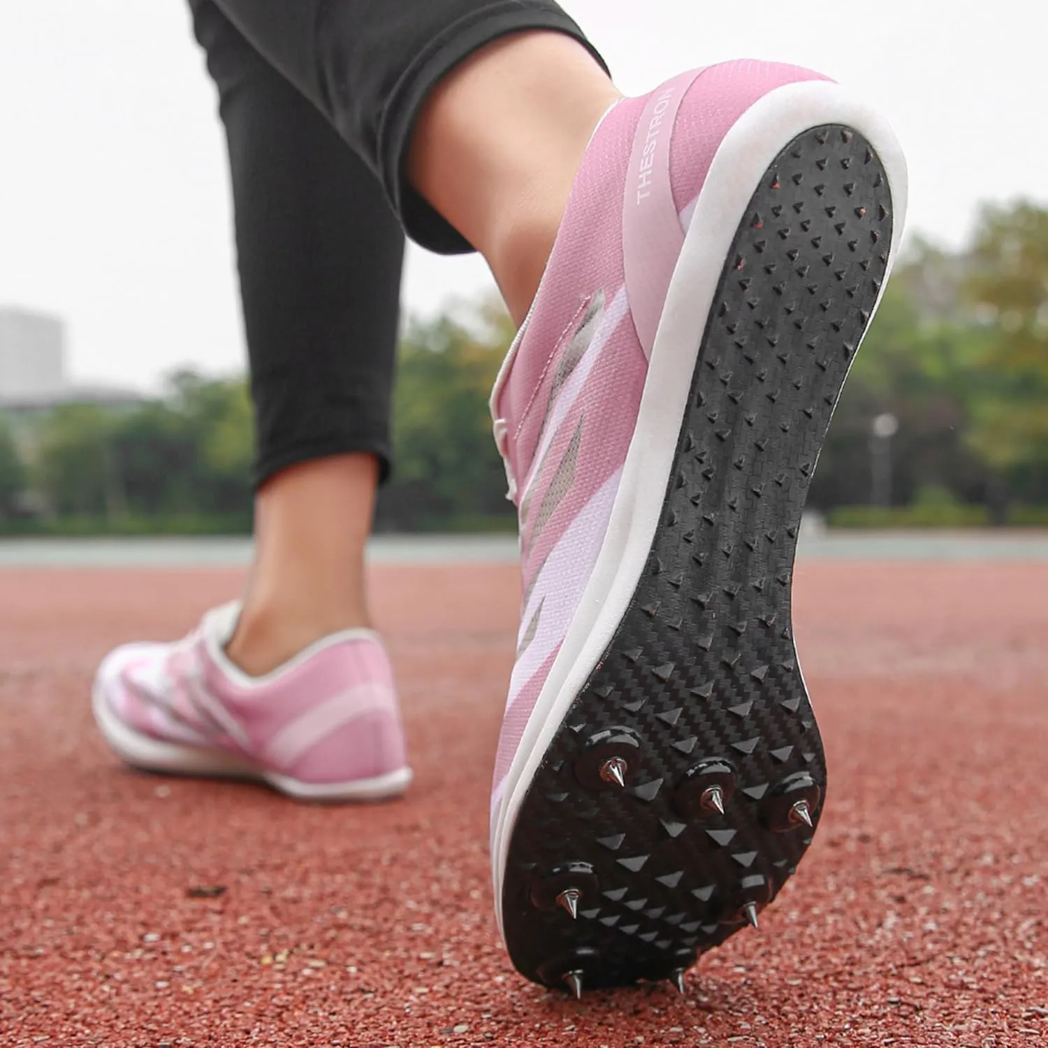 Men Women Track and Field Shoes Kids Spikes Track Sneakers Boys Girls Running Nail Footwears