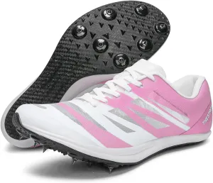 Men Women Track and Field Shoes Kids Spikes Track Sneakers Boys Girls Running Nail Footwears