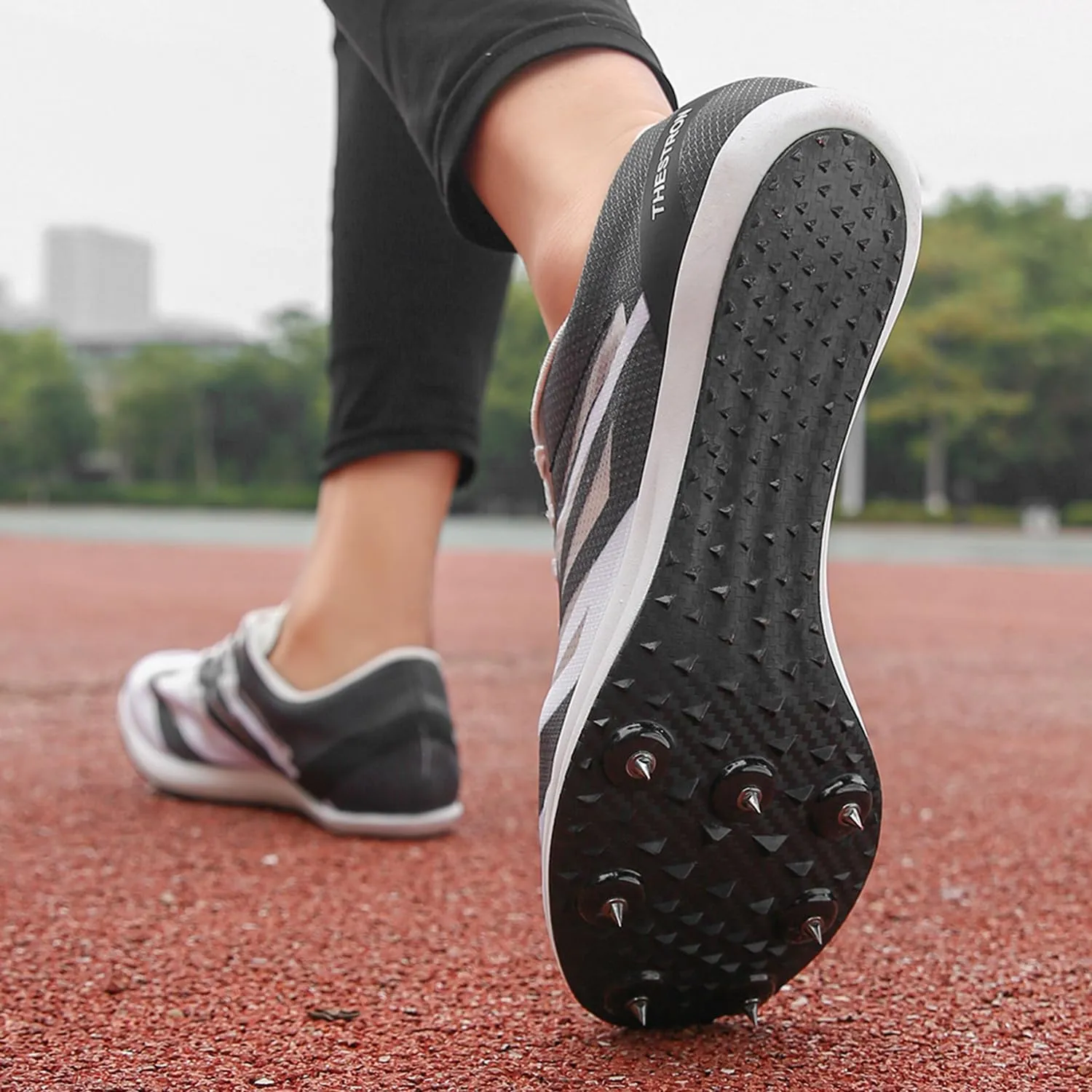 Men Women Track and Field Shoes Kids Spikes Track Sneakers Boys Girls Running Nail Footwears