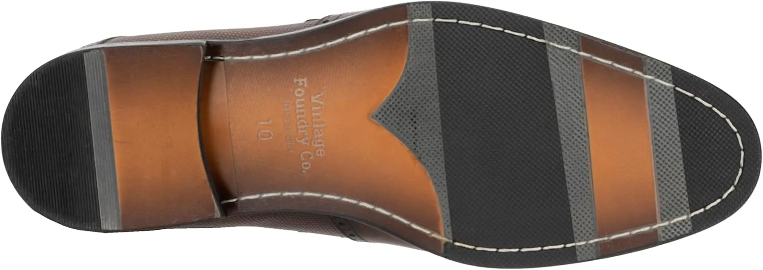 Mens Bolton Monk Strap, Round Toe Dress Shoe, Rubber Outsole