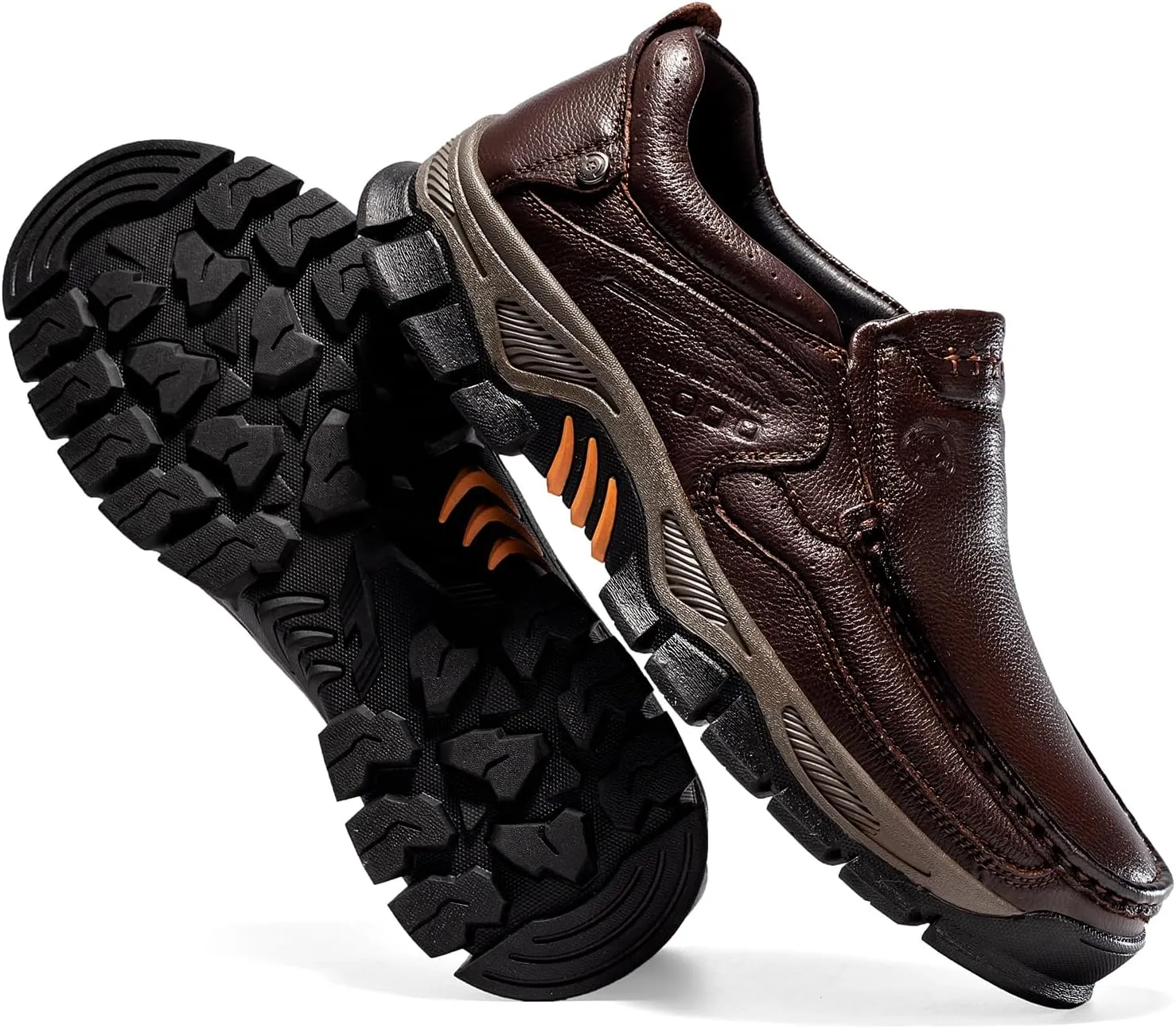 Men's Fashion Sneakers Loafers Vintage Classical Genuine Leather Handmade Boot Daily Business Casual Work Office Driving Shoes