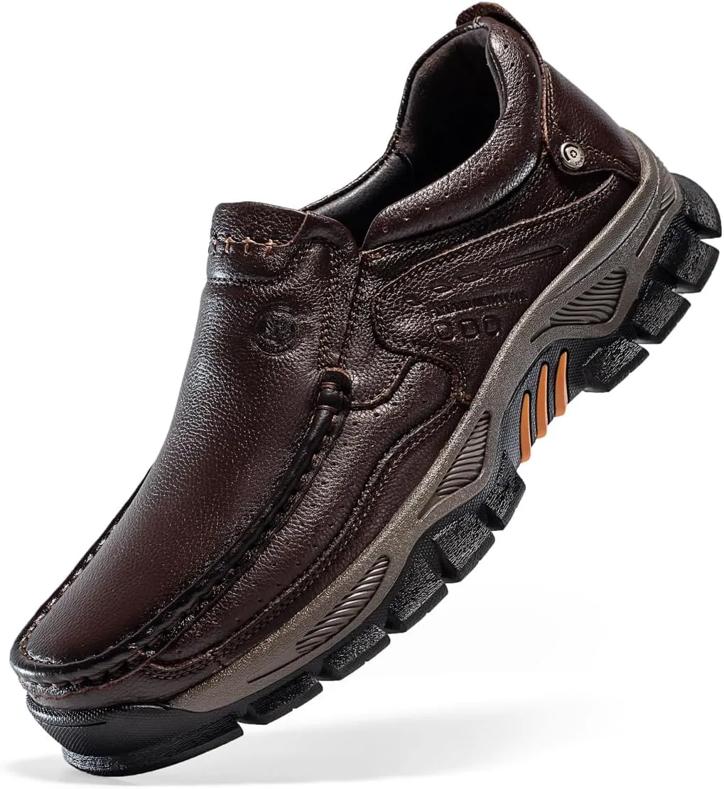 Men's Fashion Sneakers Loafers Vintage Classical Genuine Leather Handmade Boot Daily Business Casual Work Office Driving Shoes
