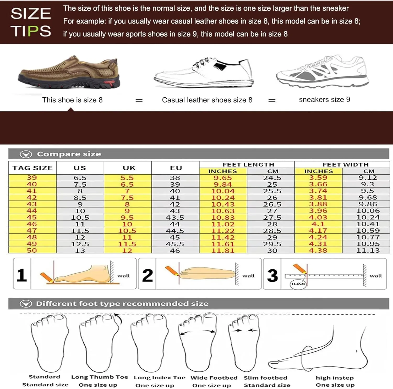 Men's Genuine Leather Hand Stitched Slip On Ankle Loafers,Vintage Non-Slip Arch Support Outdoor Hiking Driving Shoes