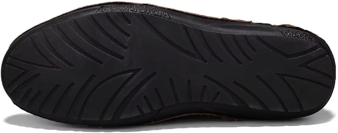 Men's Leather Loafers Slip On Shoes,Casual Fashion Business Arkget Office Driving Shoes for Men【includes Extra Insole】
