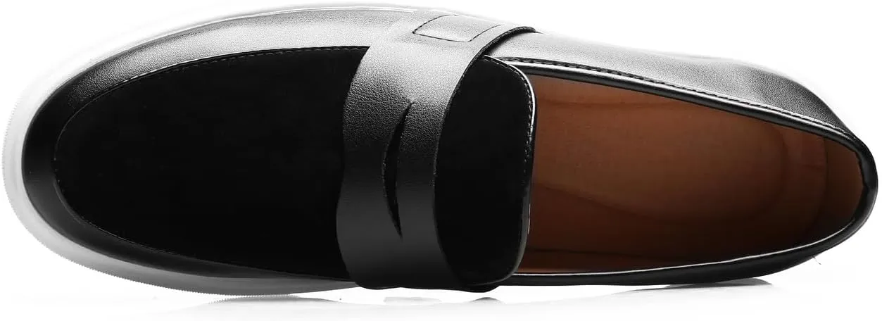 Men's Loafers Casual Dress Slip On Stylish Penny Loafers Fashion Business Prom Wedding Comfortable Walking Shoes for Men