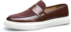 Men's Loafers Casual Dress Slip On Stylish Penny Loafers Fashion Business Prom Wedding Comfortable Walking Shoes for Men