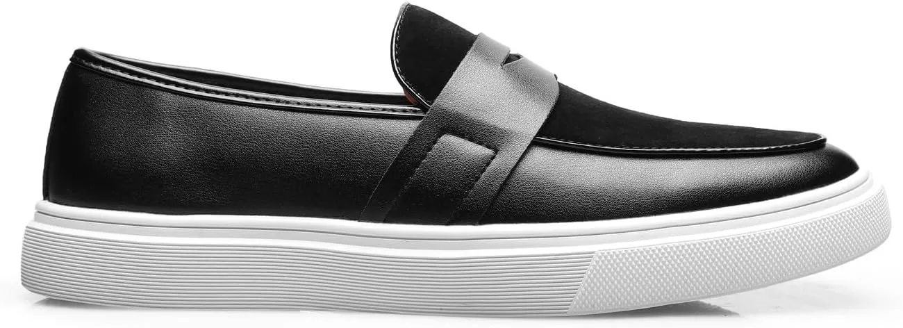 Men's Loafers Casual Dress Slip On Stylish Penny Loafers Fashion Business Prom Wedding Comfortable Walking Shoes for Men