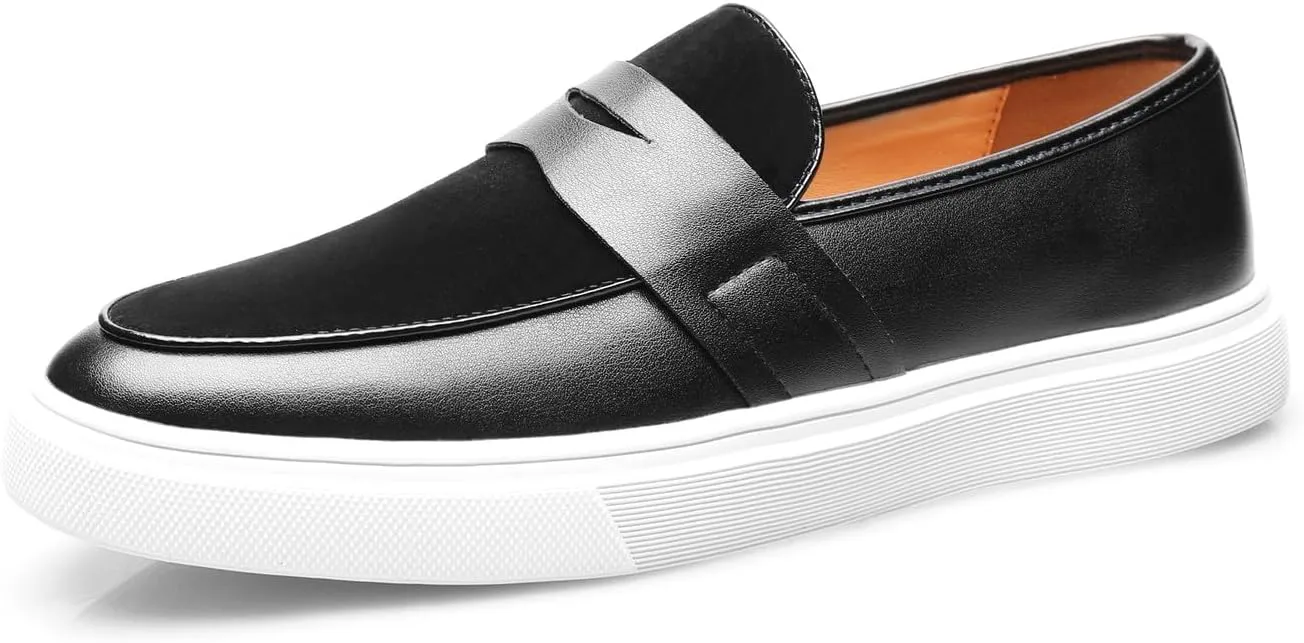 Men's Loafers Casual Dress Slip On Stylish Penny Loafers Fashion Business Prom Wedding Comfortable Walking Shoes for Men