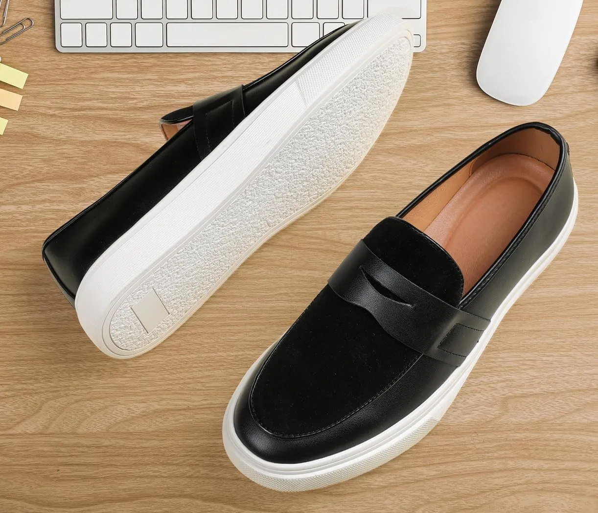 Men's Loafers Casual Dress Slip On Stylish Penny Loafers Fashion Business Prom Wedding Comfortable Walking Shoes for Men
