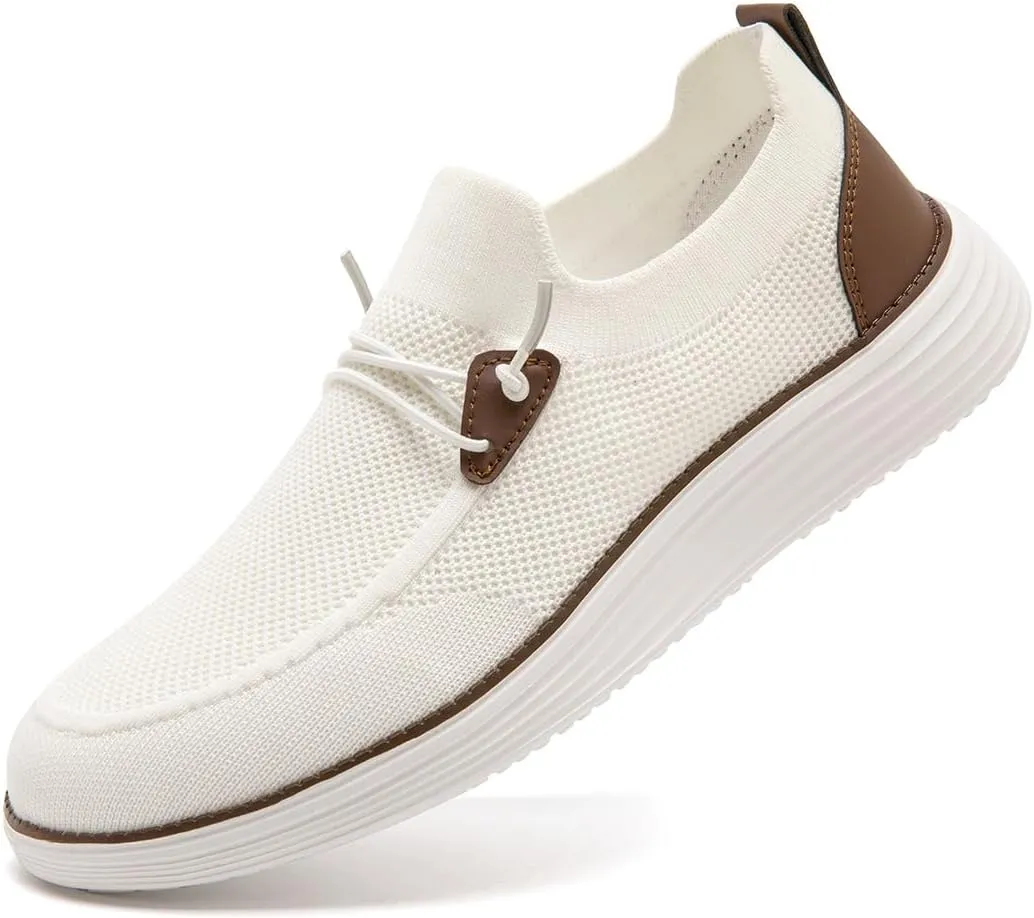 Men's Loafers Slip On Shoes Men Boat Shoes Casual Walking Shoes for Men Comfort Lightweight Breathable