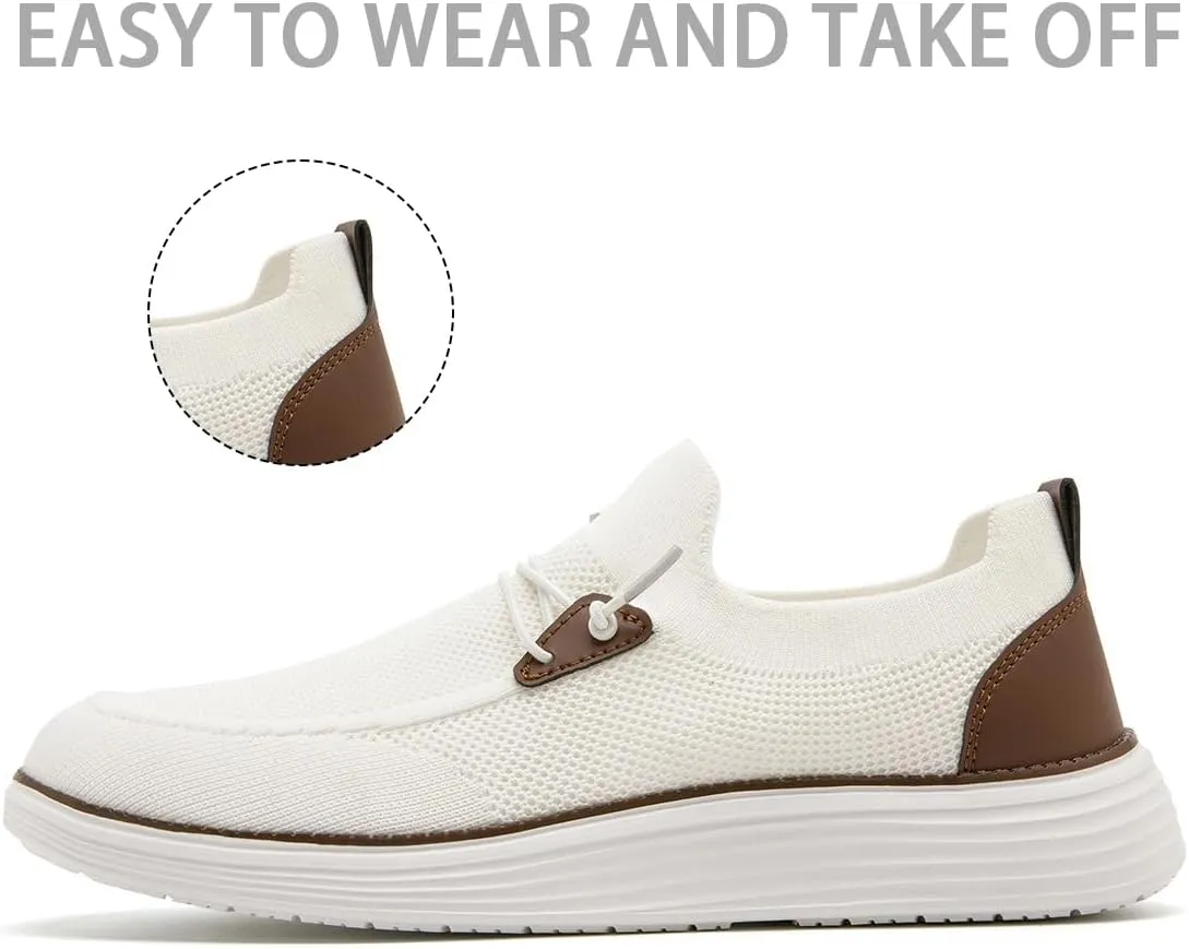 Men's Loafers Slip On Shoes Men Boat Shoes Casual Walking Shoes for Men Comfort Lightweight Breathable