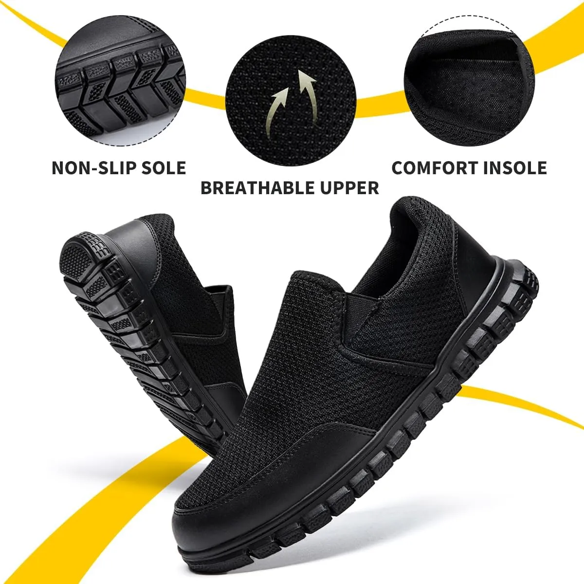 Men's Loafers Slip On Shoes Men Boat Shoes Casual Walking Shoes for Men Comfort Lightweight Breathable