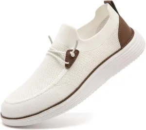 Men's Loafers Slip On Shoes Men Boat Shoes Casual Walking Shoes for Men Comfort Lightweight Breathable