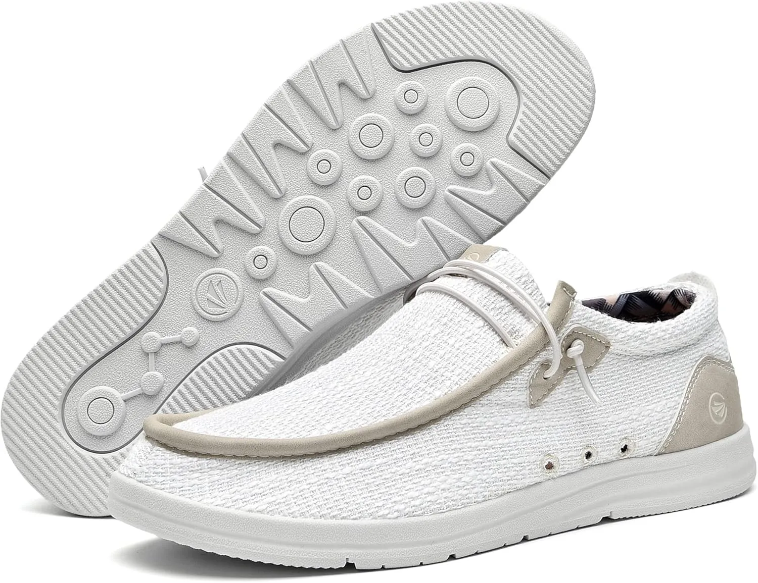 Mens Loafers Walking Shoes with Arch Support Insole Casual Fashion Shoes Light-Weight Vintage Footwear