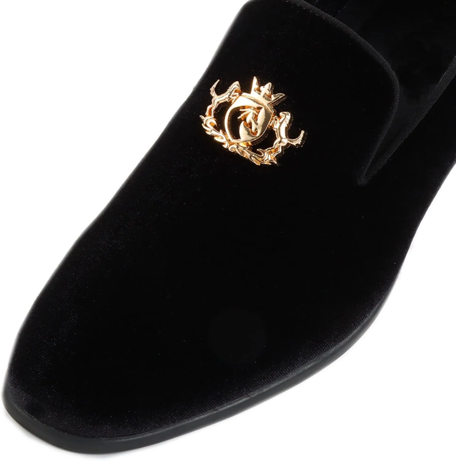 Men's Multiple Colors Penny Slip-on Velvet Loafer Cushioned Suede Tuxedo Dress Shoes Luxurious Smoking Slipper Party Prom Wedding Shoes Comfortable Lightweight