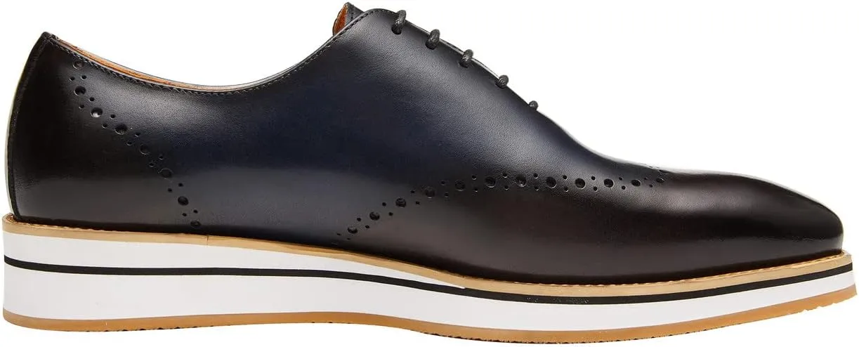 Men's Oxfords Business Casual Formal Dress Shoes Wingtip Boys Leather Sneakers Walking Shoes for Men