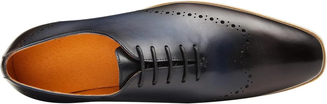Men's Oxfords Business Casual Formal Dress Shoes Wingtip Boys Leather Sneakers Walking Shoes for Men
