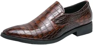 Men's Oxfords Shoes Hand-Stitching Softsole Driving Loafers Shoes Non-Slip Block Heel Formal Shoes for Men(White-Patch Five-Pointed star4,8.5)