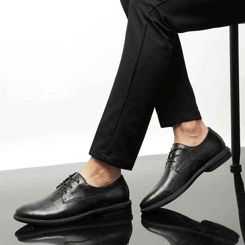 Mens Retro Oxford Shoes Brogue Business Derby Shoes Comfortable Dress Shoes Prom Wedding Business Office Loafers Shoes for Men