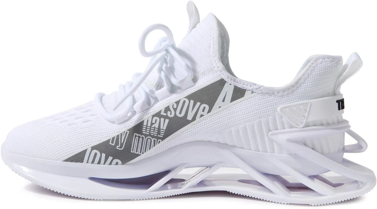 Men's Running Sports Walking Shoes Mesh Lightweight Breathable Athletic Jogging Fashion Sneakers Sneakers Tennis Blade