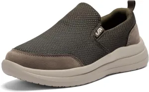Men's Slip on Sneakers Walking Shoes X Wide Width Comfortable Casual Sneakers Lightweight Work Driving Loafers