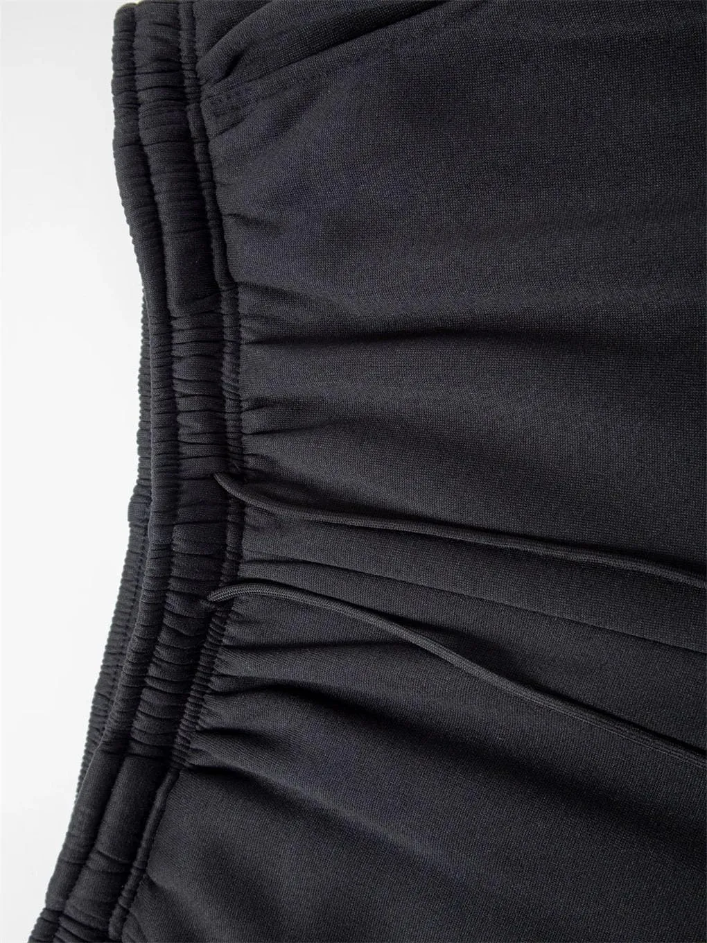 Men's Solid Color Casual Cotton Drawstring Patchwork Outdoor Sports Trousers