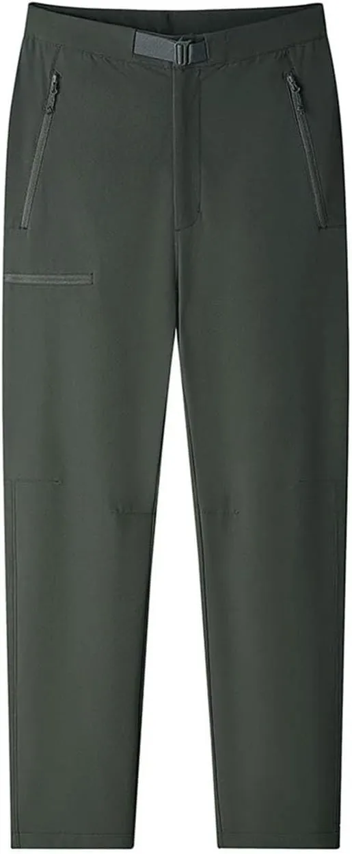 Men's Solid Color Casual Simple Comfortable Breathable Slim Fit Outdoor Workwear Trousers