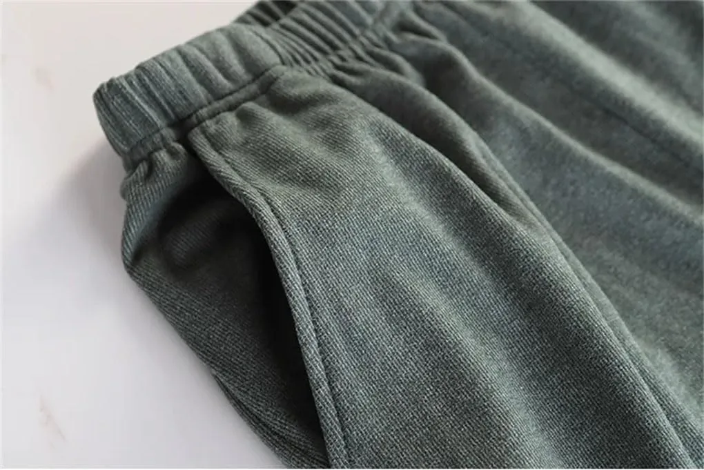 Men's Solid Color Casual Simple Comfortable Light Home Trousers