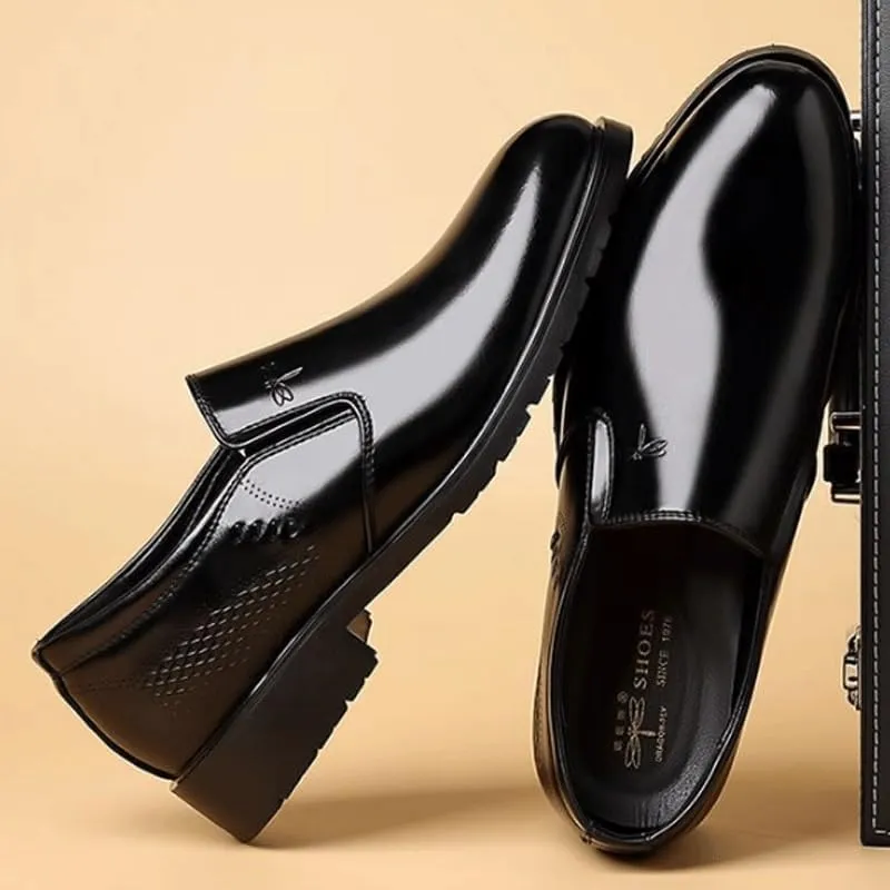 Men's Vintage Spike Loafers Slip On Fashion Shoes Classic Tuxedo Dress Shoes for Formal Business
