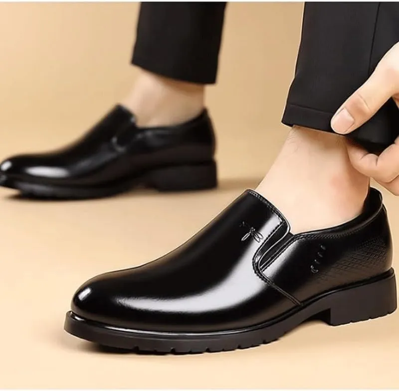 Men's Vintage Spike Loafers Slip On Fashion Shoes Classic Tuxedo Dress Shoes for Formal Business