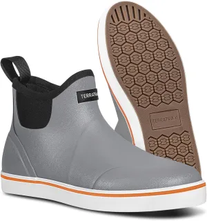 Men's Waterproof Deck Rain Boots - Anti-Slip Rubber Ankle Boots for men, ideal for Fishing and Boating, All-Season