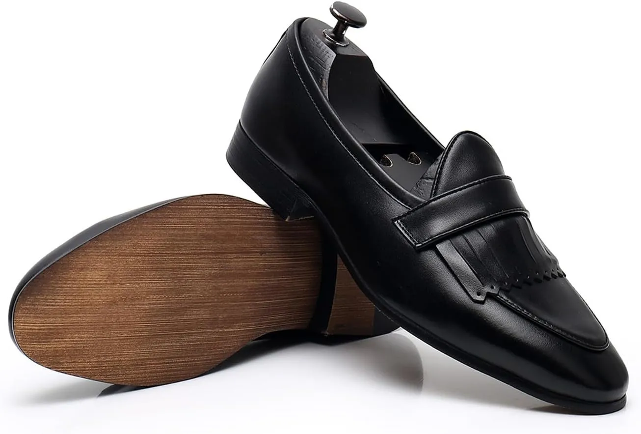 Mens White Dress Shoes Slip On Penny Loafers Causal Modern Genuine Leather Mocasines Fashion Prom Wedding Business Suit Shoes Tuxedo Shoes for Men