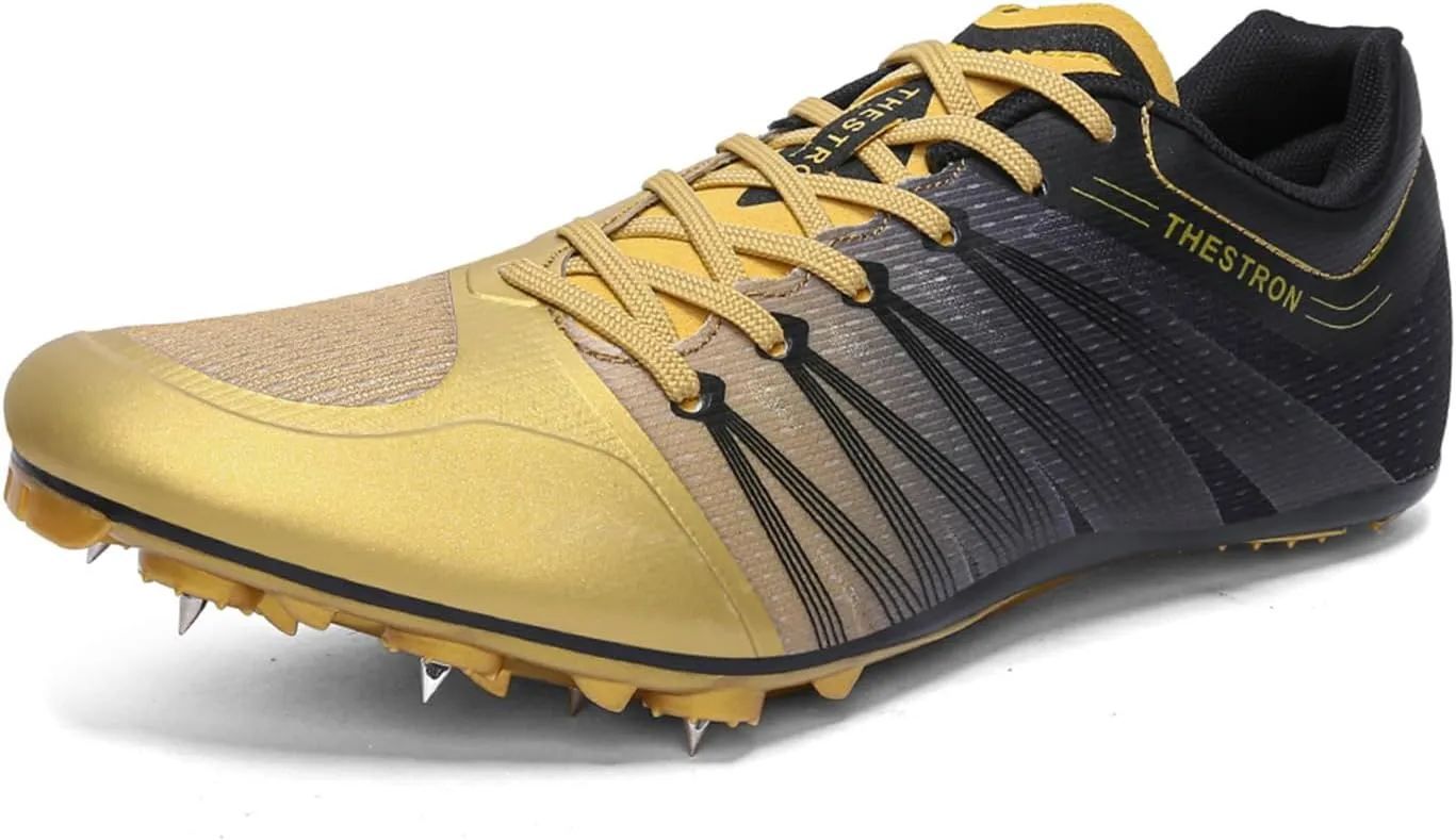 Mens Womens Track and Field Shoes Spikes Track Race Jumping Sneakers Professional Running Nail Spikes Shoes for Kid