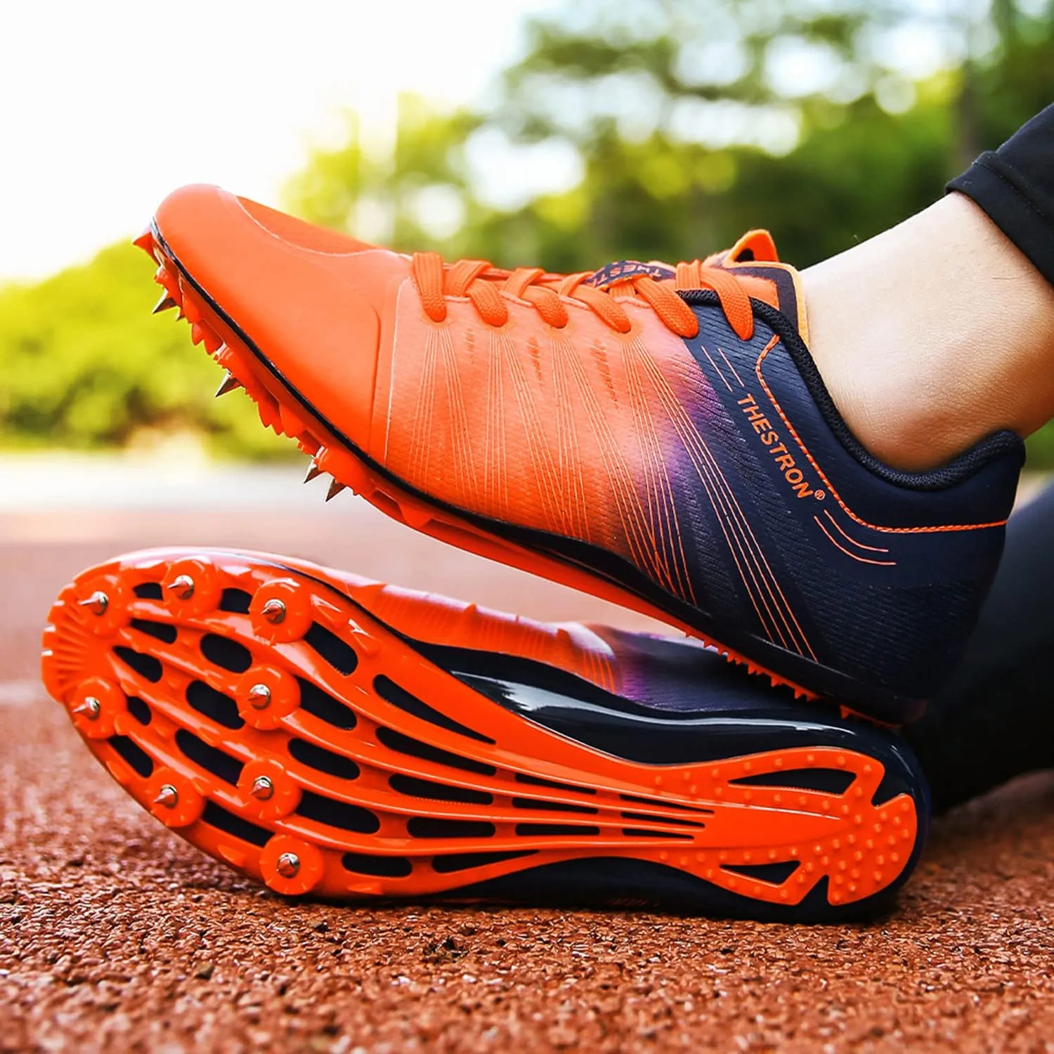 Mens Womens Track and Field Shoes Spikes Track Race Jumping Sneakers Professional Running Nail Spikes Shoes for Kid