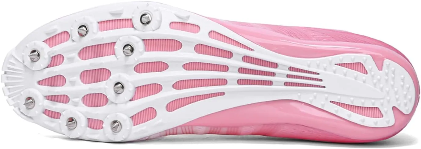 Mens Womens Track and Field Shoes Spikes Track Race Jumping Sneakers Professional Running Nail Spikes Shoes for Kid