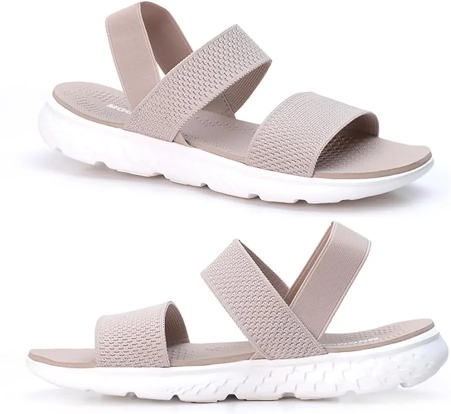 MGGMOKAY Womens Flat Sandals Fashion Soft Comfort Walking Sandals