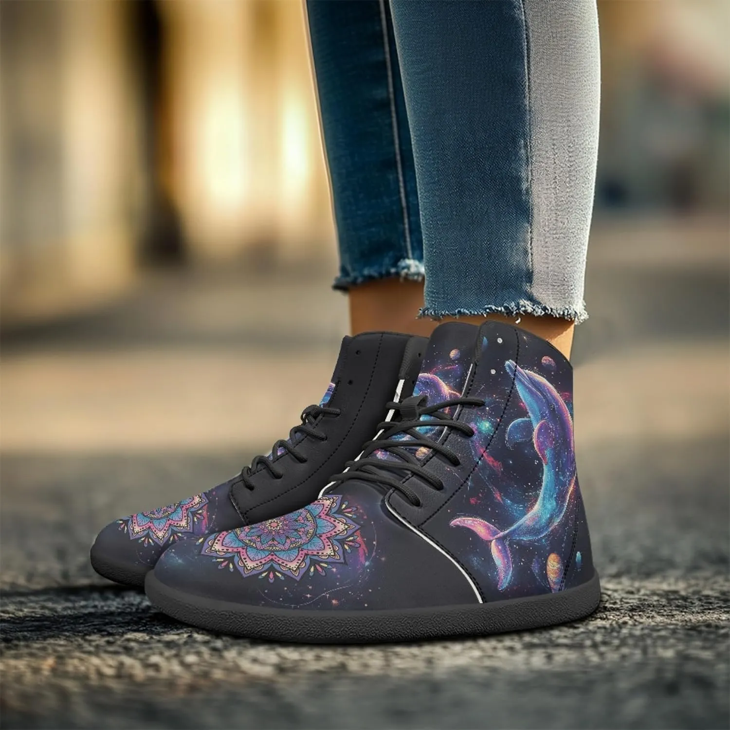 Micoklinlin Minimalist Barefoot Shoes for Women Men Novelty Waterproof Trail Running Sneaker Wide Toe Zero Drop Walking Shoes