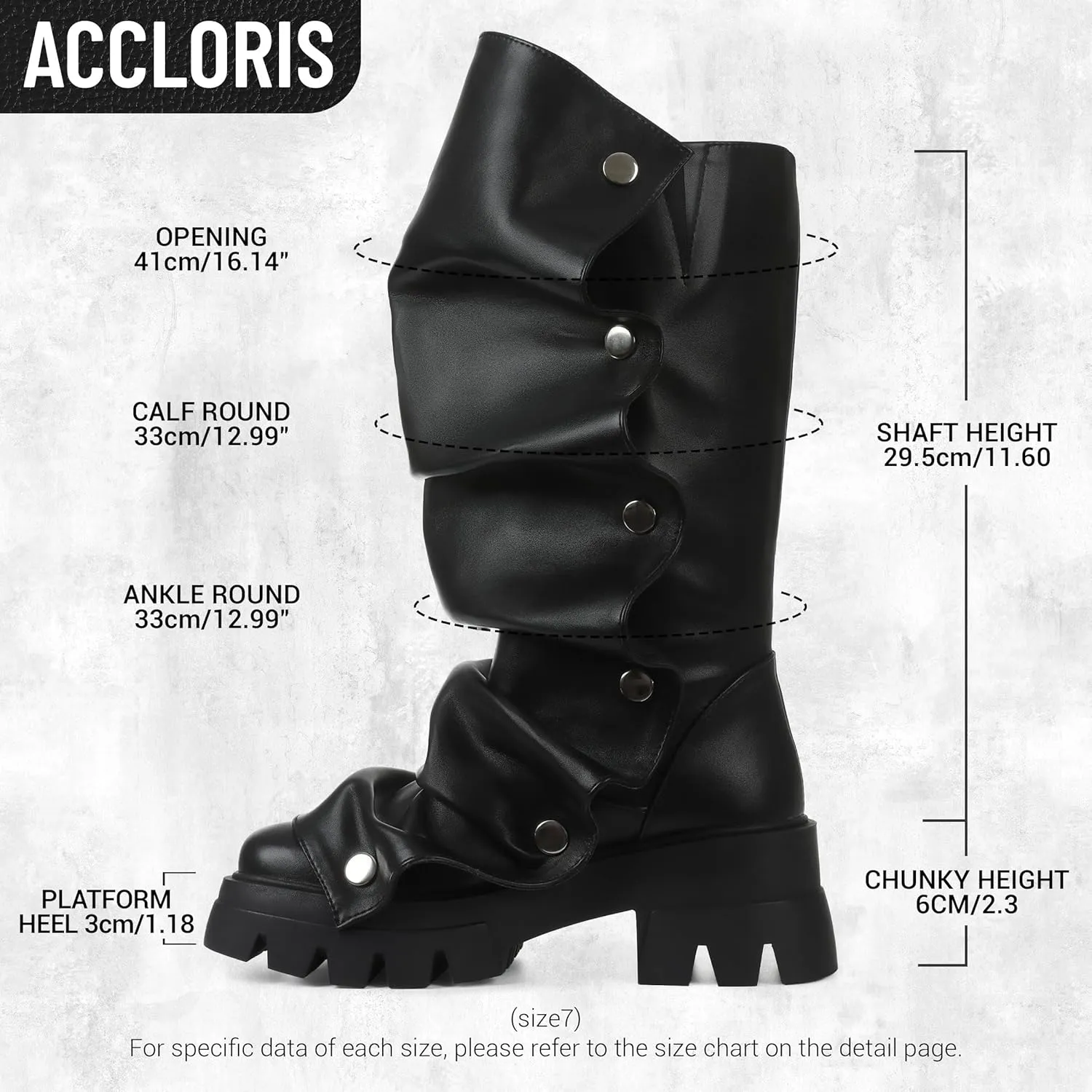 Mid Calf Boots For Women,Fold Over Slouchy Platform Dress Chunky Stacked Round Toe Glitter Metallic Boots