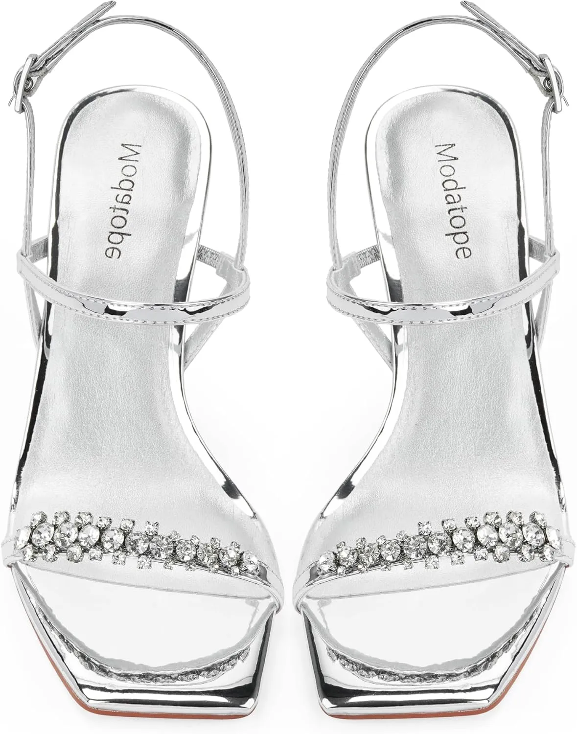 Modatope Womens Sandals Open Toe Strappy Sandals Ankle Strap High Heel Sandals for Women