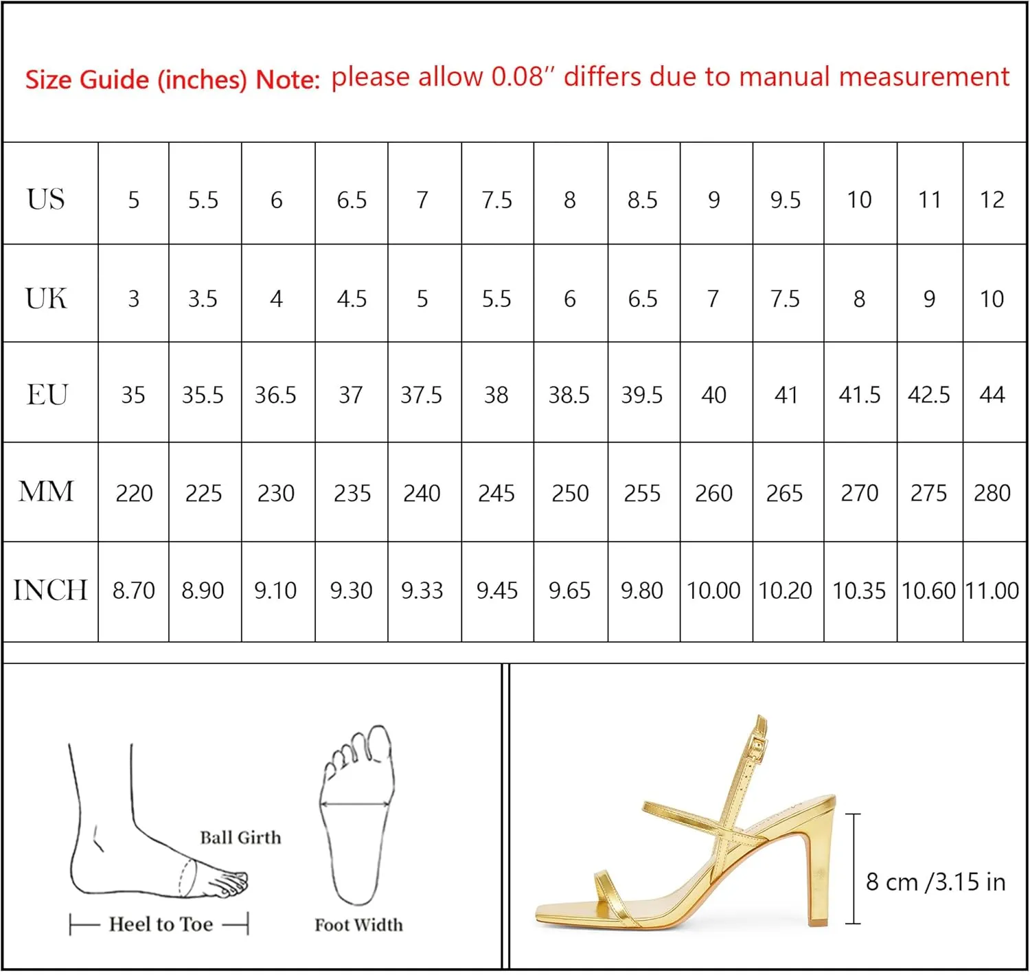 Modatope Womens Sandals Open Toe Strappy Sandals Ankle Strap High Heel Sandals for Women