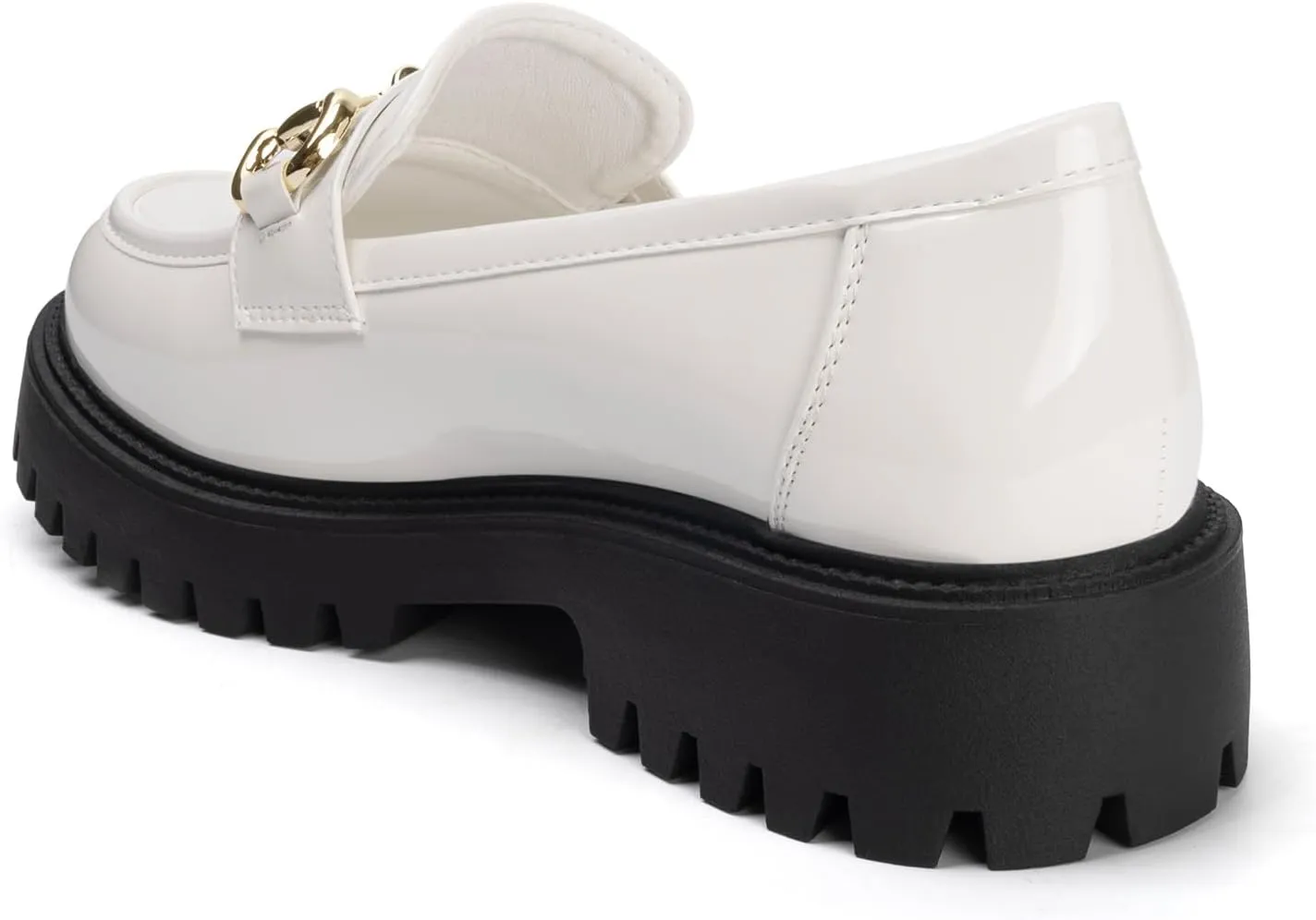 MUSSHOE Loafers for Women Platform Chunky Comfortable Slip-On Womens Loafers Fashion Business Work Dressy Casual Shoes