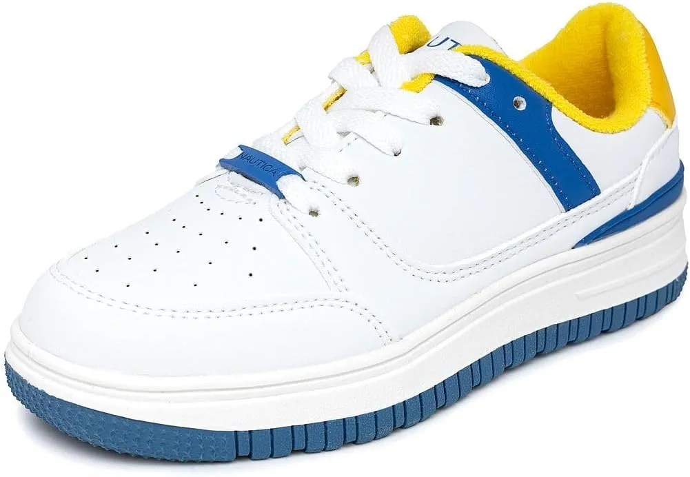 Nautica Boys Low-Top Sneakers, Basketball Tennis Shoes for Kids, Outdoor School Running Shoes - Sizes for Big Kid/Little Kid
