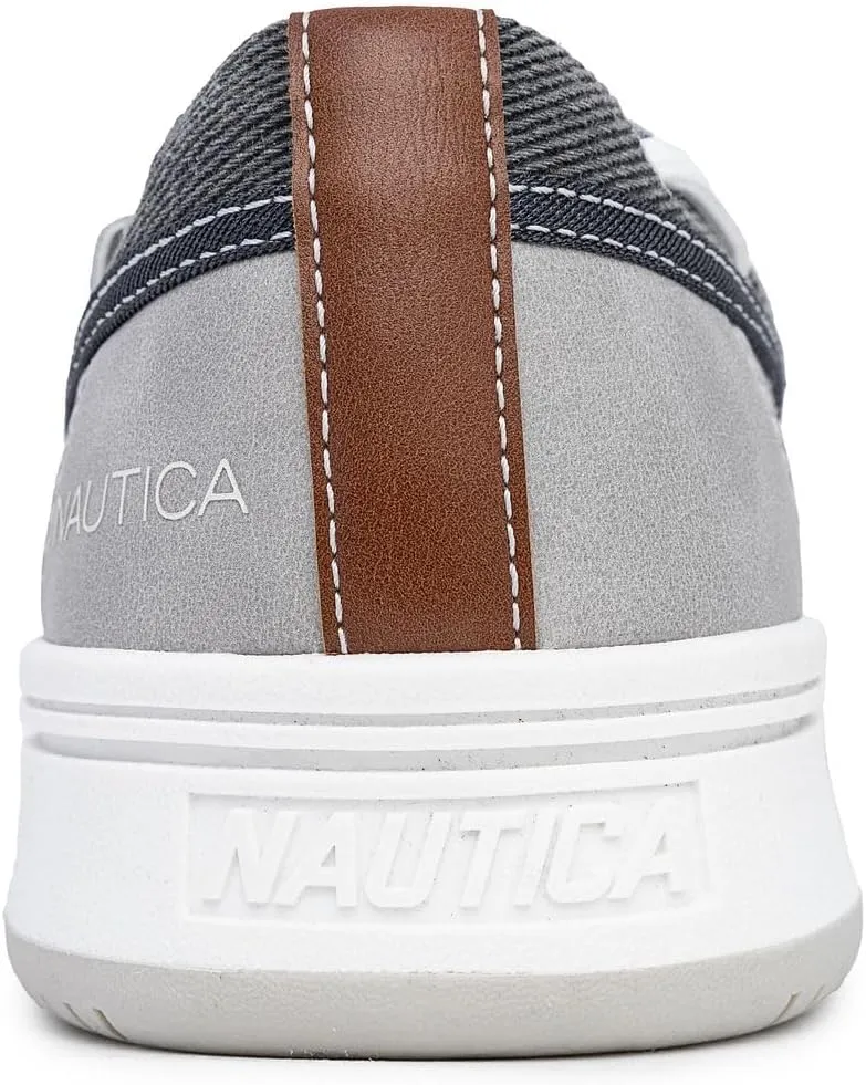 Nautica Men's Casual Boat Shoes, Moc-Toe Loafers with Cushioned Insole, Deck Fashion Sneaker