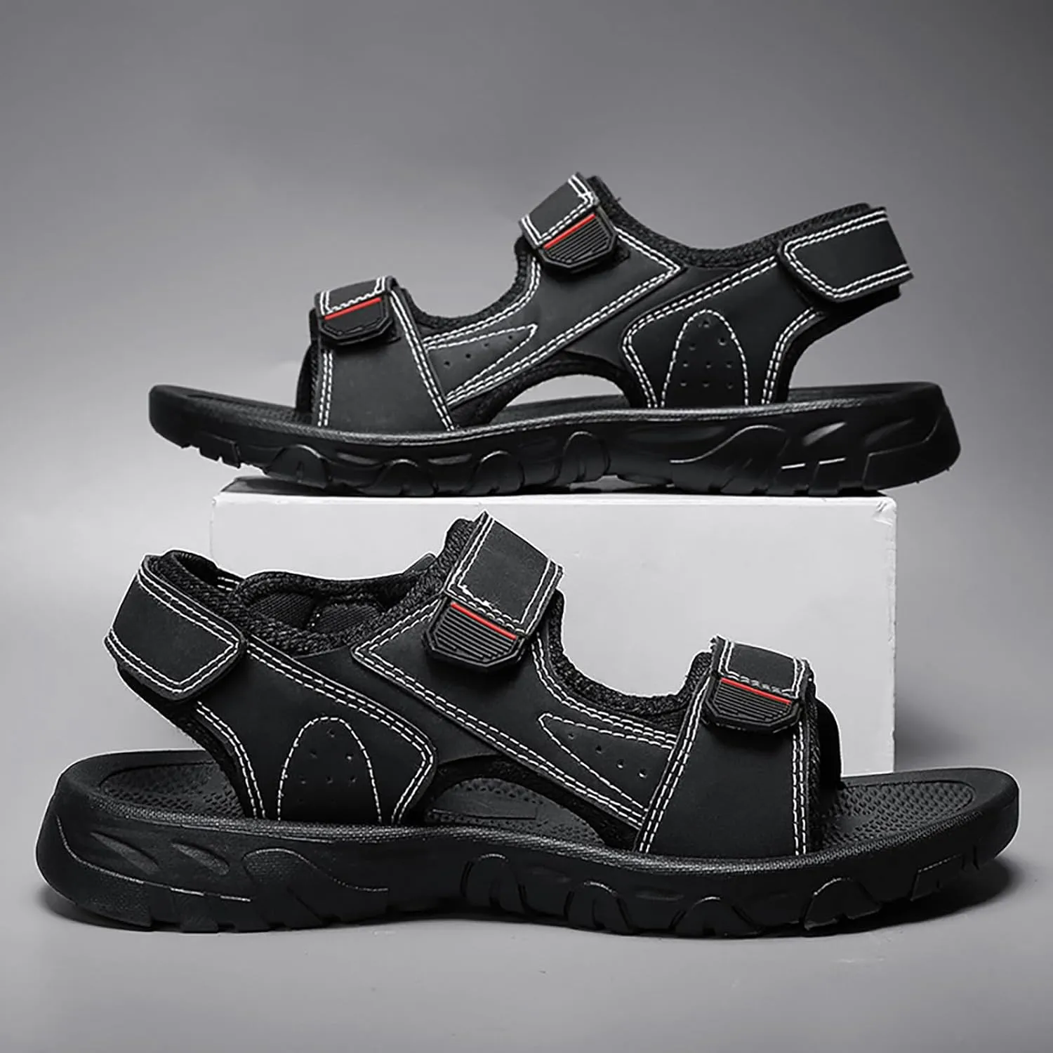 New Outdoor Water Slippers For Dad's Casual Sports Beach Shoes Big Screen Slide Sandal