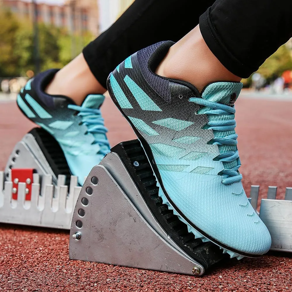 New Track and Field Shoes for Men Women Kids Boys Girls 8 Spikes 100-400 Meter Running Racing Shoes Professional Sprint Sport Sneakers