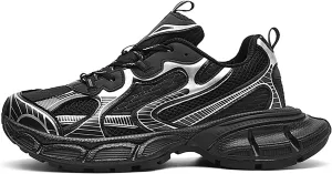 Niepce Inc Streetwear Mid Top Fashion Chunky Sneakers for Men